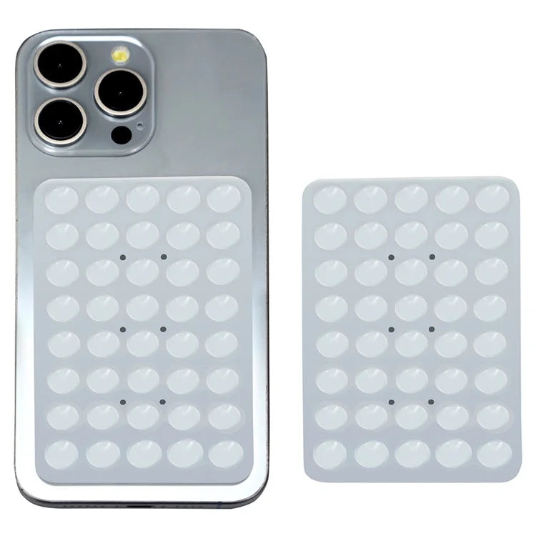 RK-X8 40 Grain Silicone Suction Cups Phone Mount Double Sides Mirror Shower Phone Holder