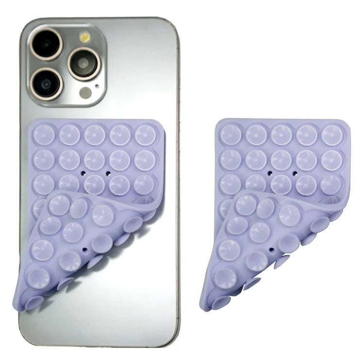 RK-X8 40 Grain Silicone Suction Cups Phone Mount Double Sides Mirror Shower Phone Holder