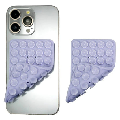 RK-X8 40 Grain Silicone Suction Cups Phone Mount Double Sides Mirror Shower Phone Holder