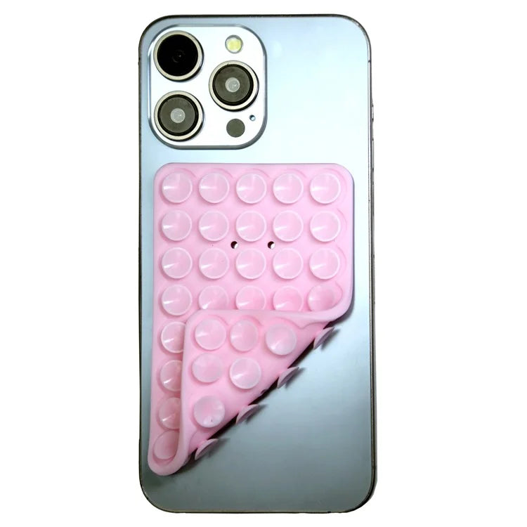 RK-X8 40 Grain Silicone Suction Cups Phone Mount Double Sides Mirror Shower Phone Holder