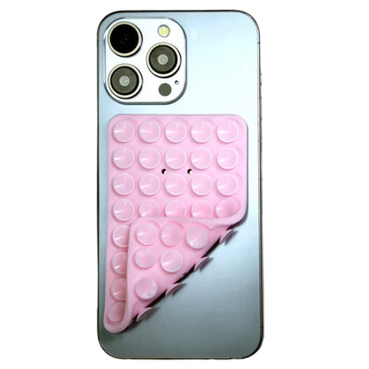 RK-X8 40 Grain Silicone Suction Cups Phone Mount Double Sides Mirror Shower Phone Holder