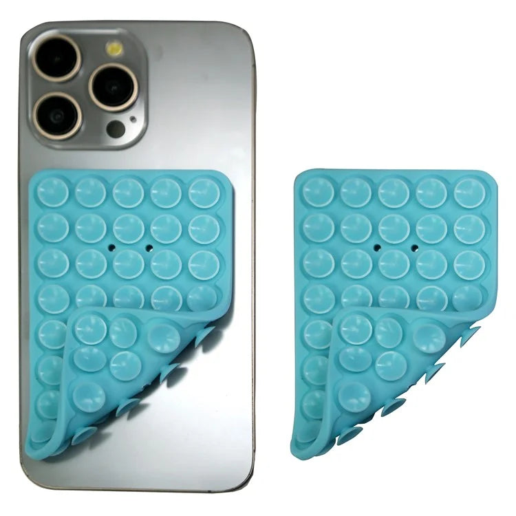 RK-X8 40 Grain Silicone Suction Cups Phone Mount Double Sides Mirror Shower Phone Holder