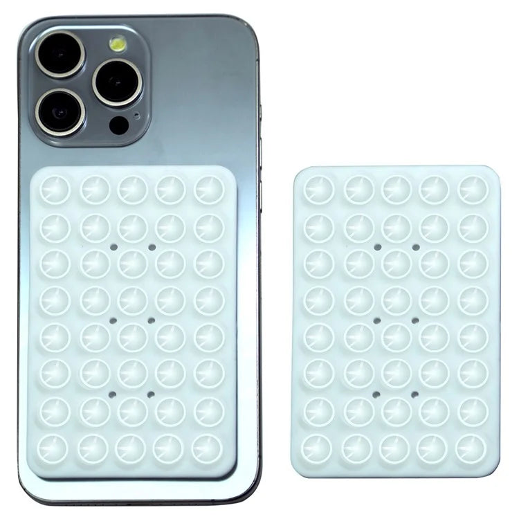 RK-X8 40 Grain Silicone Suction Cups Phone Mount Double Sides Mirror Shower Phone Holder