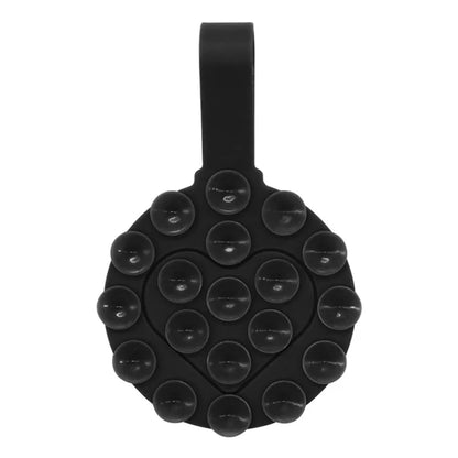RK-X18 19 Grain Silicone Suction Cup Heart-Shaped Double-Sided Phone Holder Detachable Phone Mount