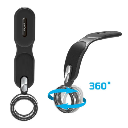 Car Dashboard Magnetic Phone Holder Foldable Rotatable Cellphone Navigation Stand