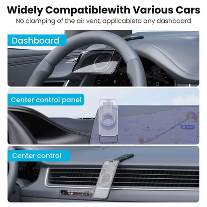 Car Dashboard Magnetic Phone Holder Foldable Rotatable Cellphone Navigation Stand