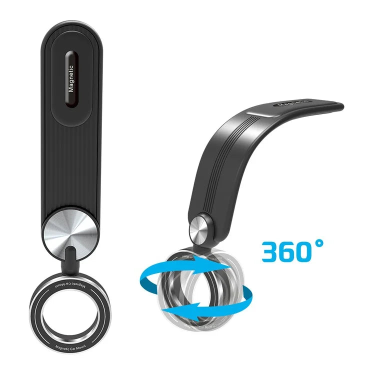 Car Dashboard Magnetic Phone Holder Foldable Rotatable Cellphone Navigation Stand