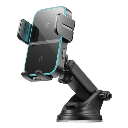 JOYROOM JR-ZS246S 15W Dual Coil Wireless Car Charger LED Light Phone Holder