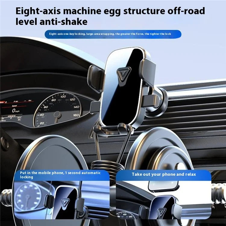 Car Air Vent Phone Holder Mirror Effect Phone Mount for 4.0-7.5 inch Cell Phones