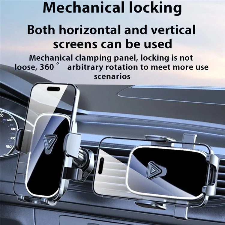 Car Air Vent Phone Holder Mirror Effect Phone Mount for 4.0-7.5 inch Cell Phones