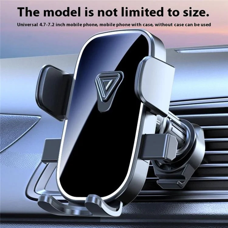Car Air Vent Phone Holder Mirror Effect Phone Mount for 4.0-7.5 inch Cell Phones