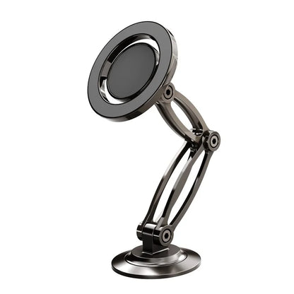 HD-030 Car Dashboard Mount Magnetic Phone Holder Alloy Adjustable Cellphone Stand