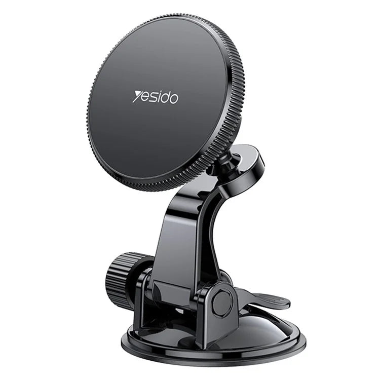 YESIDO C177 For iPhone 12 / 13 / 14 / 15 Car Suction Cup Base Phone Holder Bracket Compatible with MagSafe