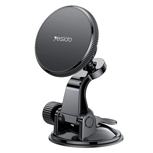 YESIDO C177 For iPhone 12 / 13 / 14 / 15 Car Suction Cup Base Phone Holder Bracket Compatible with MagSafe