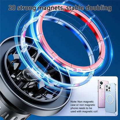 YESIDO C200 For iPhone 12 / 13 / 14 / 15 Car Cup Holder Mount Phone Bracket Compatible with MagSafe