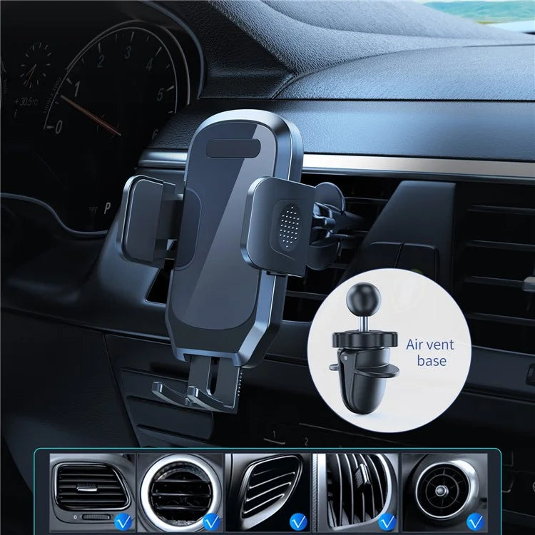 L005+M013 Sucker Base Car Phone Holder Mount Stand Cellphone Support for iPhone Huawei Samsung