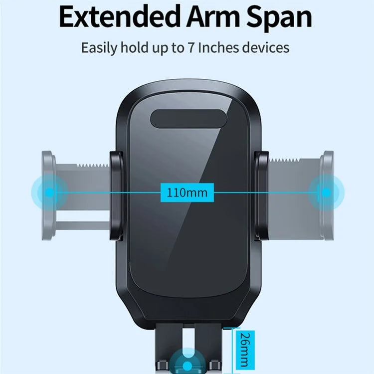 L005+M013 Sucker Base Car Phone Holder Mount Stand Cellphone Support for iPhone Huawei Samsung