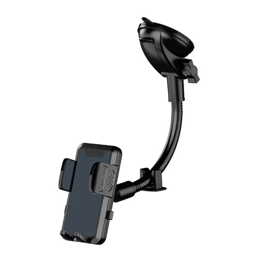 L005L+M002 38cm Long Arm Car Suction Cup Base 360 Degree Ball Head Phone Holder Bracket