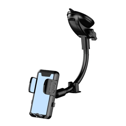 L005L+M002 38cm Long Arm Car Suction Cup Base 360 Degree Ball Head Phone Holder Bracket