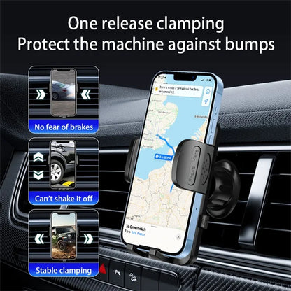 L005L+M002 38cm Long Arm Car Suction Cup Base 360 Degree Ball Head Phone Holder Bracket