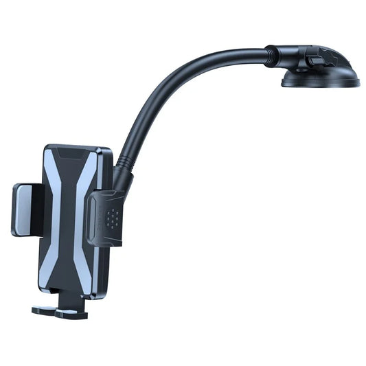 L005+M006 For Car Dashboard / Windshield 29cm Long Arm Suction Cup Base Phone Holder Bracket