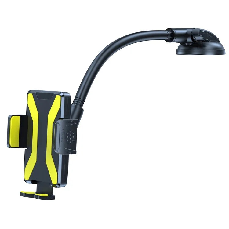 L005+M006 For Car Dashboard / Windshield 29cm Long Arm Suction Cup Base Phone Holder Bracket