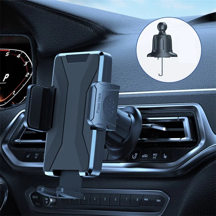L005+M006 For Car Dashboard / Windshield 29cm Long Arm Suction Cup Base Phone Holder Bracket