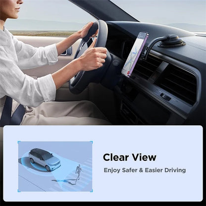 JOYROOM JR-ZS366-W Magnetic Phone Holder Air Vent + Dashboard 2-in-1 Suction Car Mount Set