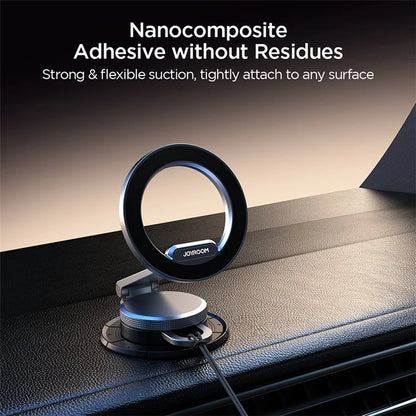 JOYROOM JR-ZS373 Magnetic Phone Holder for Car Dashboard Zinc Alloy Foldable Car Phone Mount