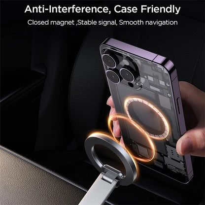 JOYROOM JR-ZS373 Magnetic Phone Holder for Car Dashboard Zinc Alloy Foldable Car Phone Mount