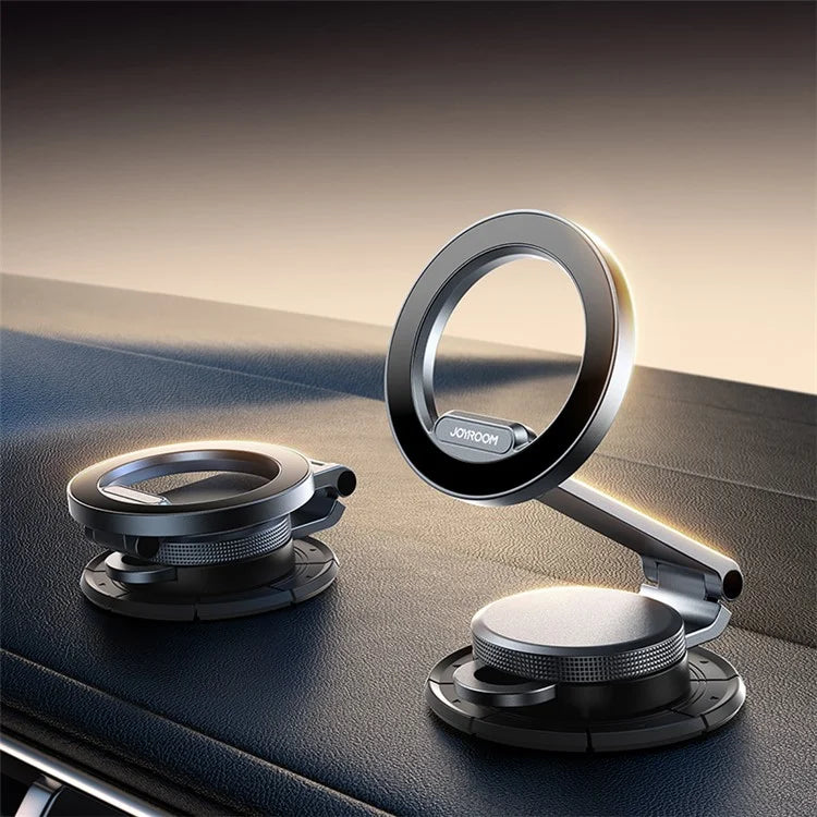 JOYROOM JR-ZS373 Magnetic Phone Holder for Car Dashboard Zinc Alloy Foldable Car Phone Mount
