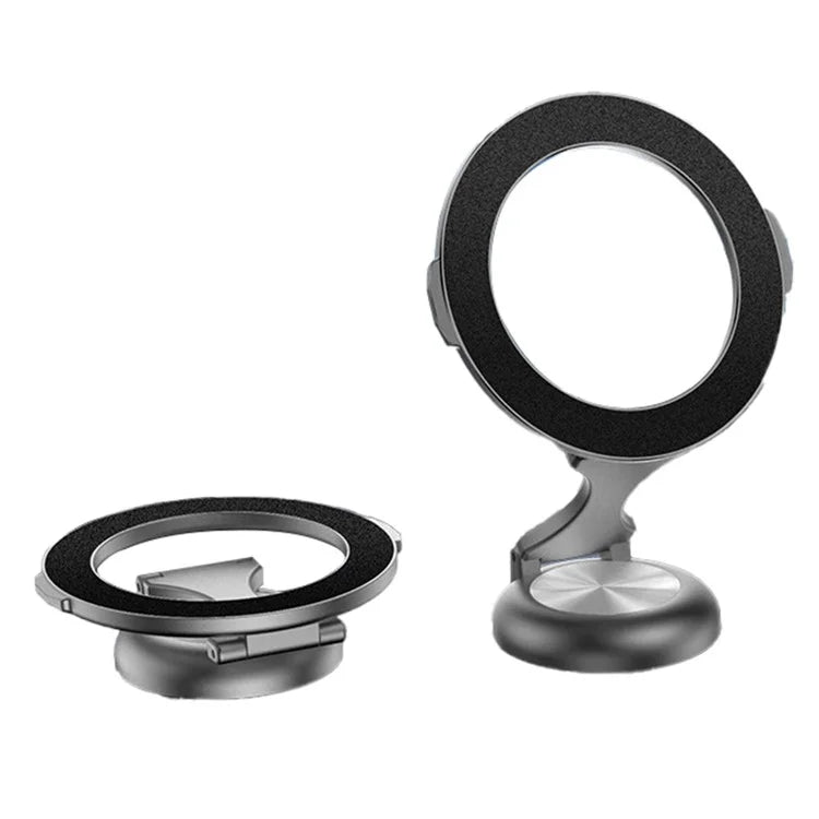 Magnetic Car Phone Holder 720 Degree Rotation Car Mount Alloy Foldable Phone Stand