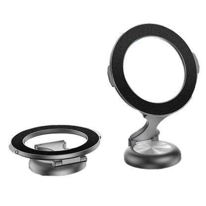 Magnetic Car Phone Holder 720 Degree Rotation Car Mount Alloy Foldable Phone Stand
