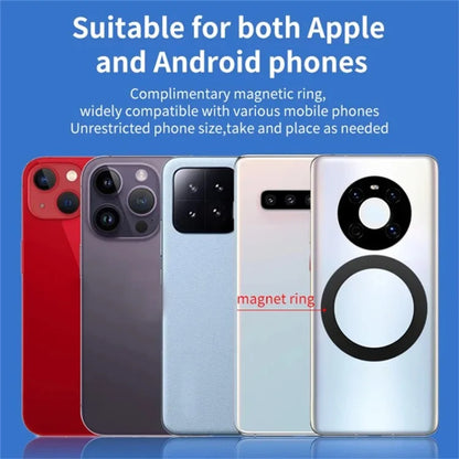 Magnetic Car Phone Holder 720 Degree Rotation Car Mount Alloy Foldable Phone Stand