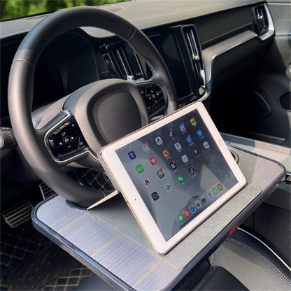 Steering Wheel ABS Desk Laptop Tablet Food Eating Vehicle Table Car Steering Wheel Tray