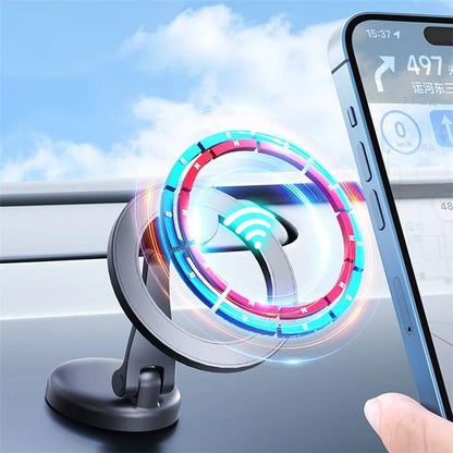 HB-B11 Adhesive Magnetic Phone Holder for Car Zinc Alloy Metal Mount Mobile Cell Support
