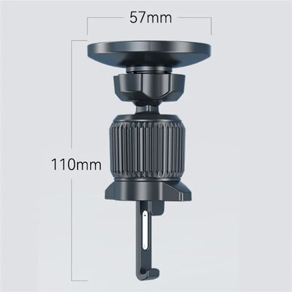 Car Air Vent Cell Phone Holder 360 Degree Rotating Magnetic Car Phone Mount with Retractable Hook