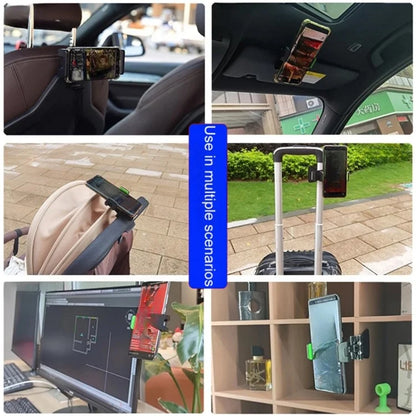 Multi-functional Clip-on Car Back Seat Mobile Phone Holder Bracket Hook Hanger