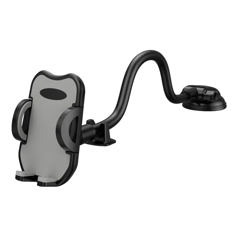 L005L+M082 Car Dashboard Windshield Phone Holder Suction Cup Base Adjustable Cellphone Bracket