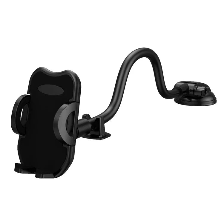 L005L+M082 Car Dashboard Windshield Phone Holder Suction Cup Base Adjustable Cellphone Bracket