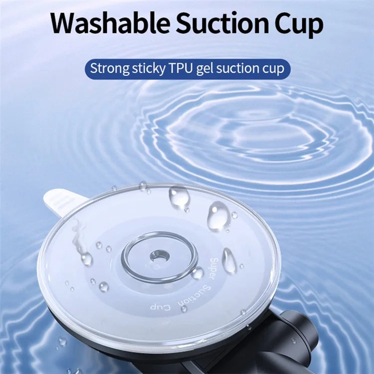 L005L+M082 Car Dashboard Windshield Phone Holder Suction Cup Base Adjustable Cellphone Bracket