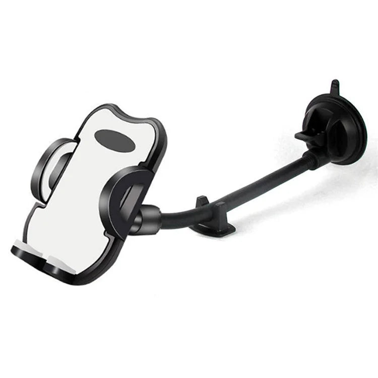 L096L+M082 Car Phone Holder Suction Cup Mount Dashboard Windshield Cellphone Stand