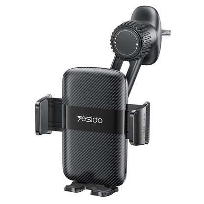 YESIDO C242 Air Vent Phone Holder Adjustable Car Phone Mount with Hook Clip