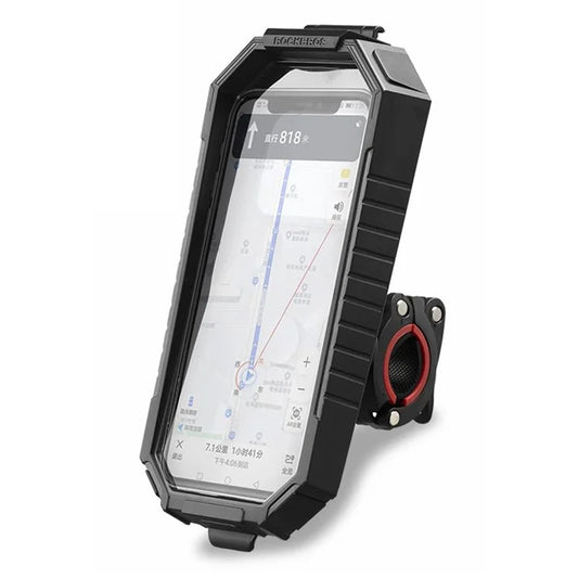 ROCKBROS Rainproof Handlebar E-Bike Mobile Phone Bracket PET Touch Screen Bike Phone Holder
