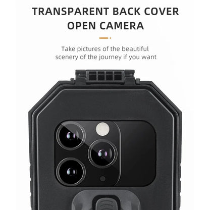 ROCKBROS Rainproof Handlebar E-Bike Mobile Phone Bracket PET Touch Screen Bike Phone Holder