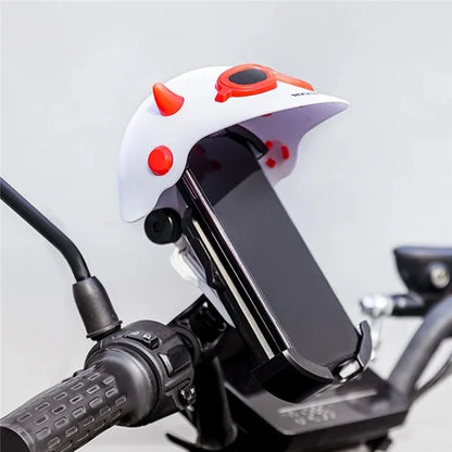ROCKBROS HW-83 Bicycle Cell Phone Holder Shade E-Bike Motorcycle Phone Mount Sun Cap Anti Light Rain