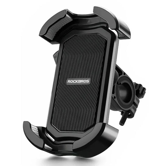 ROCKBROS HW-128 Bicycle E-Bike Phone Mount Bracket Shockproof Motorcycle Cell Phone Holder