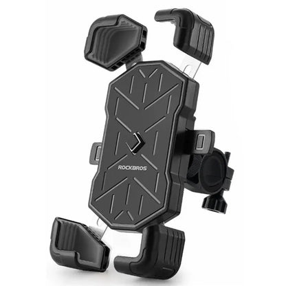 ROCKBROS HW-117 E-Bike Cell Phone Holder Motorcycle Bicycle Quick-Release Phone Bracket for 4.5"-7.2" Devices