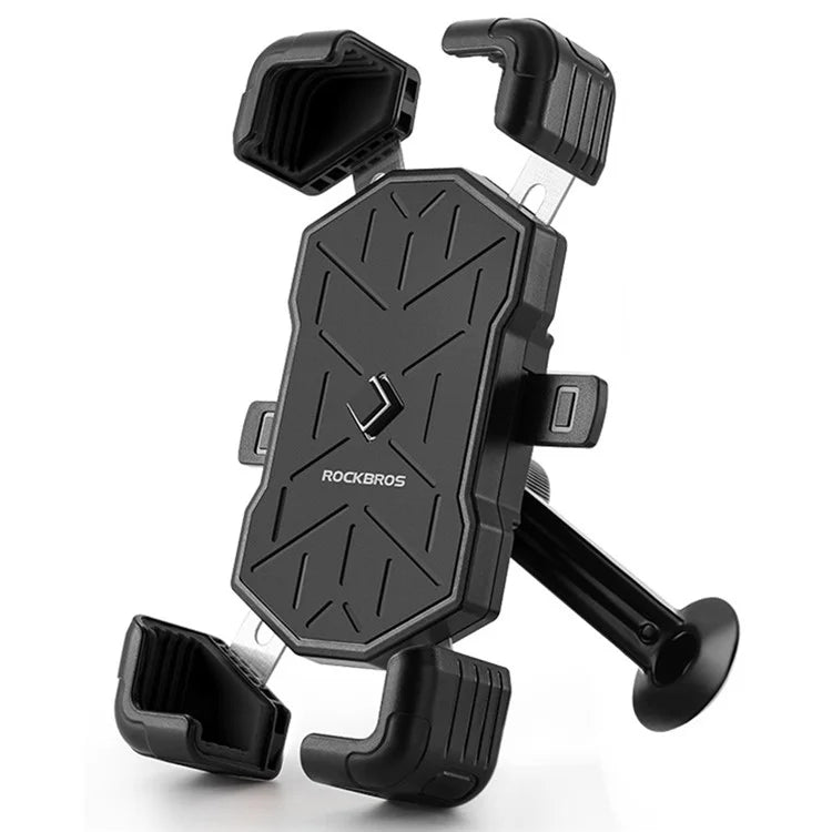 ROCKBROS HW-117 E-Bike Cell Phone Holder Motorcycle Bicycle Quick-Release Phone Bracket for 4.5"-7.2" Devices