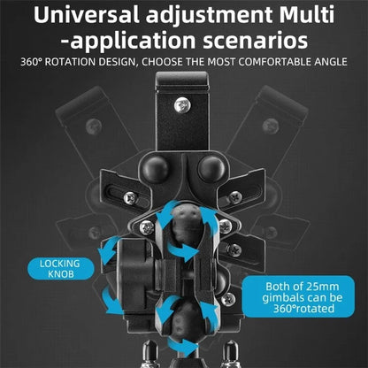 ROCKBROS 25210024 Motorcycle Cell Phone Holder Shockproof E-Bike Phone Mount for Bicycle Navigation